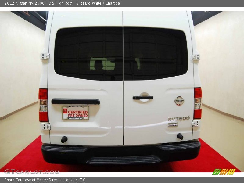 Blizzard White / Charcoal 2012 Nissan NV 2500 HD S High Roof