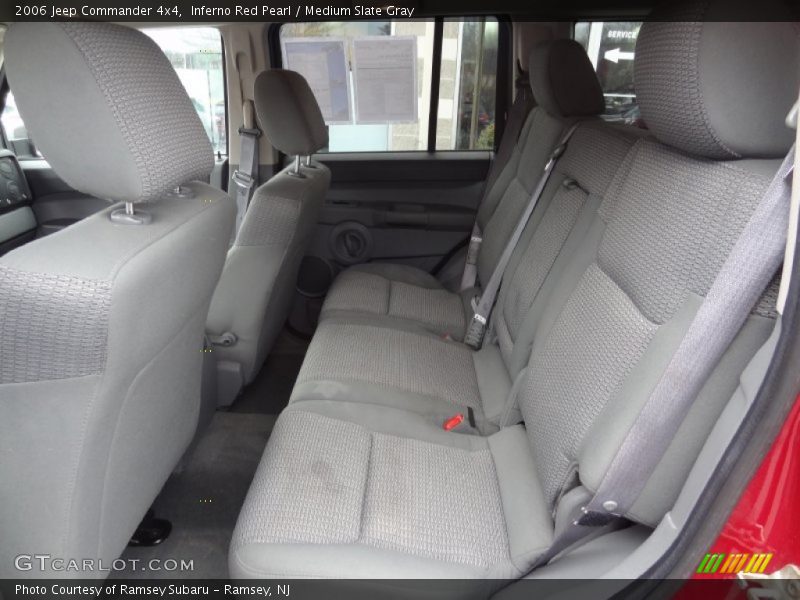 Inferno Red Pearl / Medium Slate Gray 2006 Jeep Commander 4x4