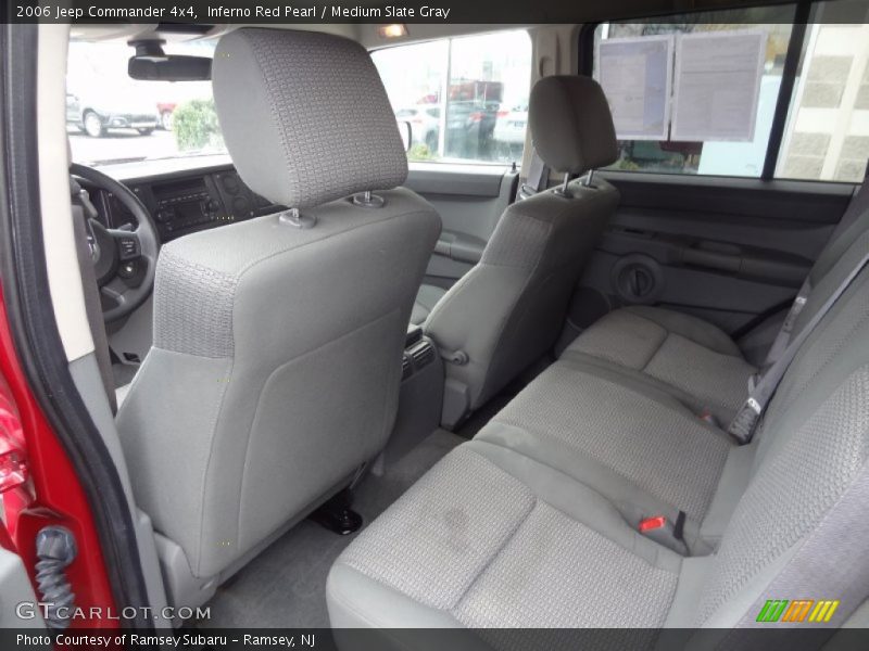 Inferno Red Pearl / Medium Slate Gray 2006 Jeep Commander 4x4