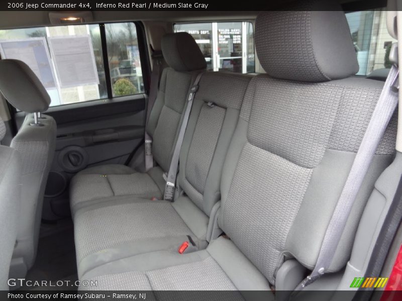 Inferno Red Pearl / Medium Slate Gray 2006 Jeep Commander 4x4