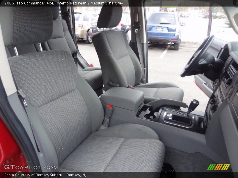 Inferno Red Pearl / Medium Slate Gray 2006 Jeep Commander 4x4