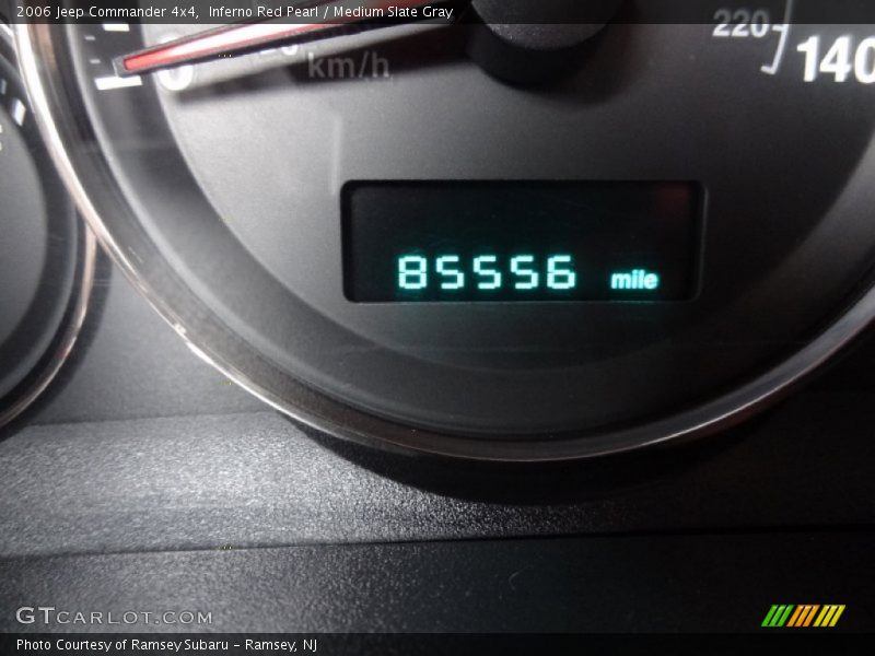 Inferno Red Pearl / Medium Slate Gray 2006 Jeep Commander 4x4