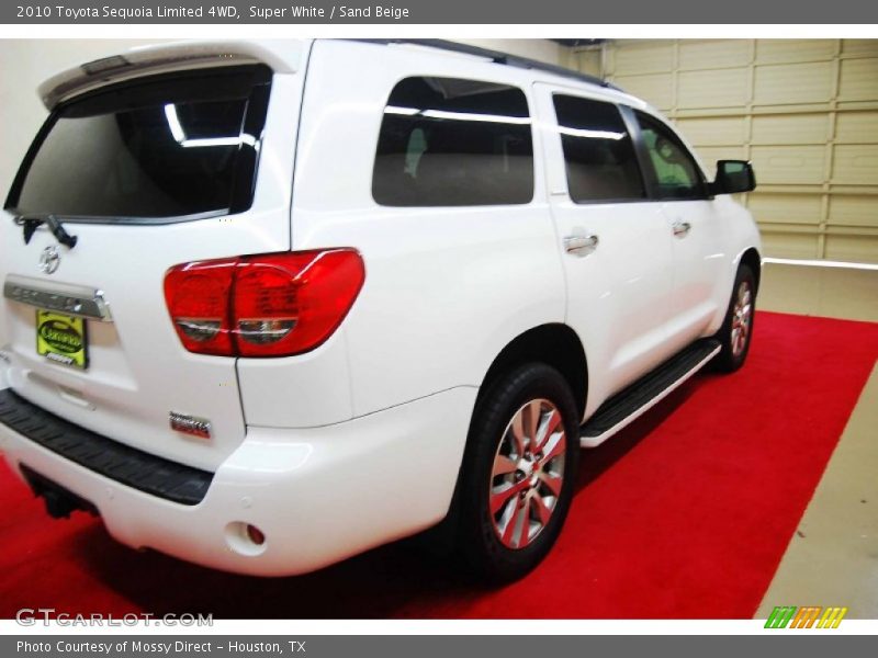 Super White / Sand Beige 2010 Toyota Sequoia Limited 4WD