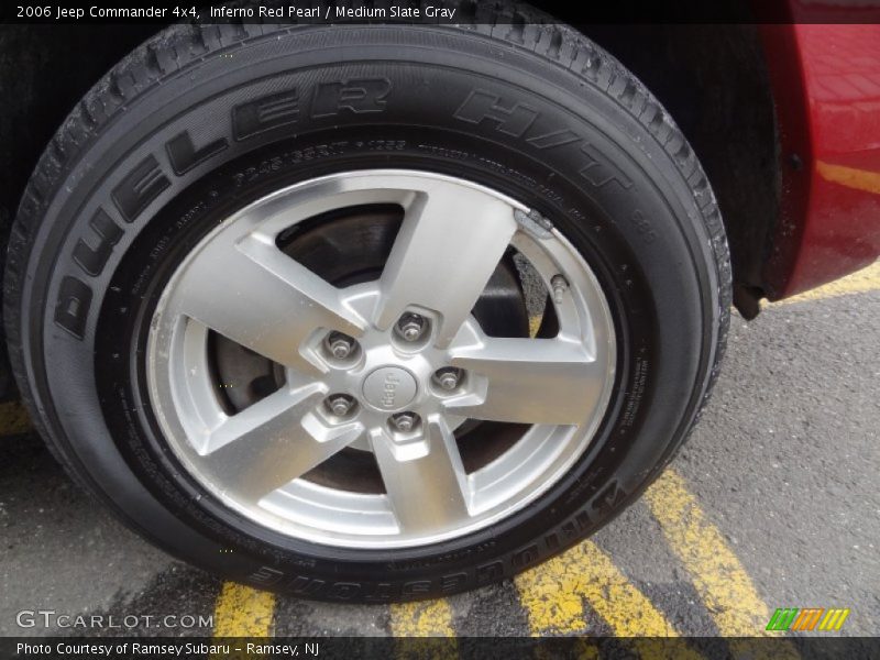 Inferno Red Pearl / Medium Slate Gray 2006 Jeep Commander 4x4