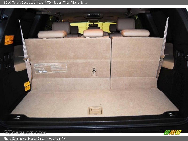 Super White / Sand Beige 2010 Toyota Sequoia Limited 4WD