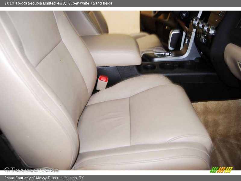 Super White / Sand Beige 2010 Toyota Sequoia Limited 4WD