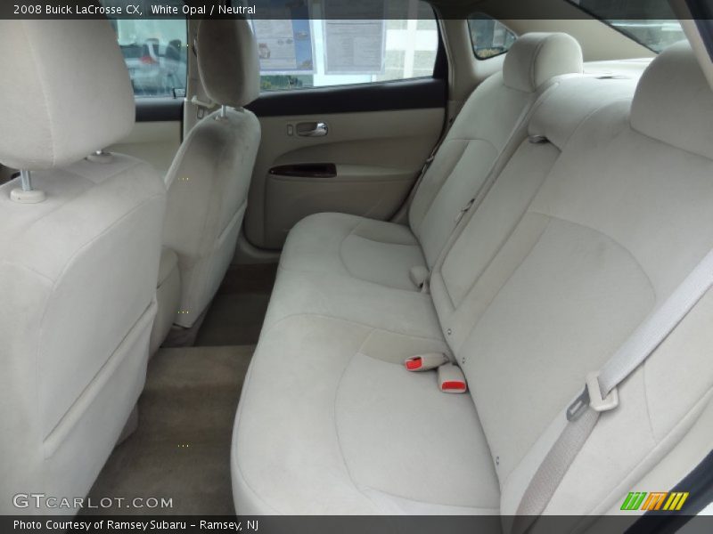 White Opal / Neutral 2008 Buick LaCrosse CX