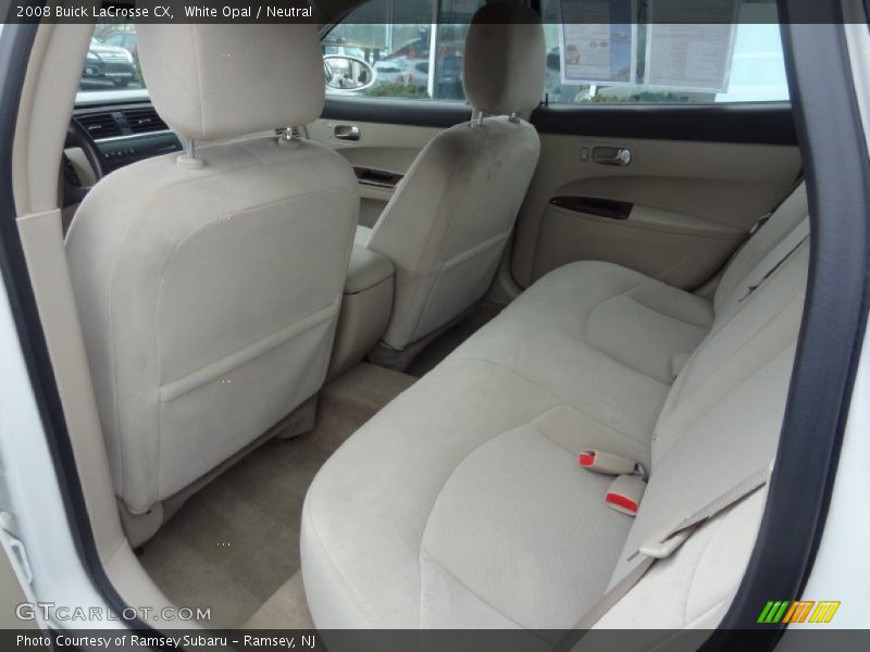 White Opal / Neutral 2008 Buick LaCrosse CX