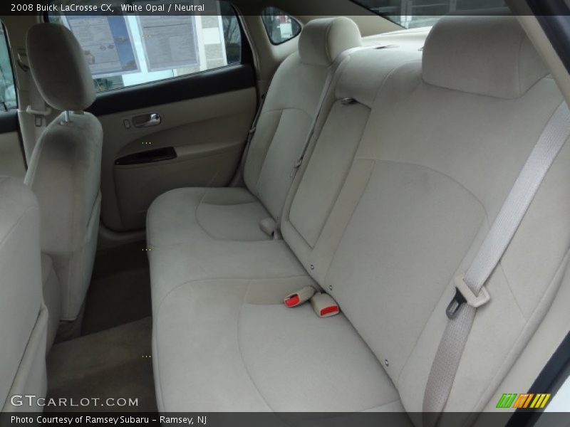 White Opal / Neutral 2008 Buick LaCrosse CX