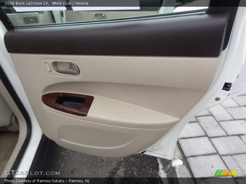 White Opal / Neutral 2008 Buick LaCrosse CX