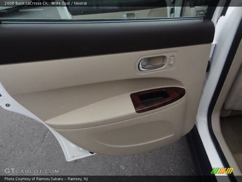 White Opal / Neutral 2008 Buick LaCrosse CX