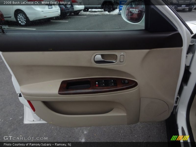 White Opal / Neutral 2008 Buick LaCrosse CX