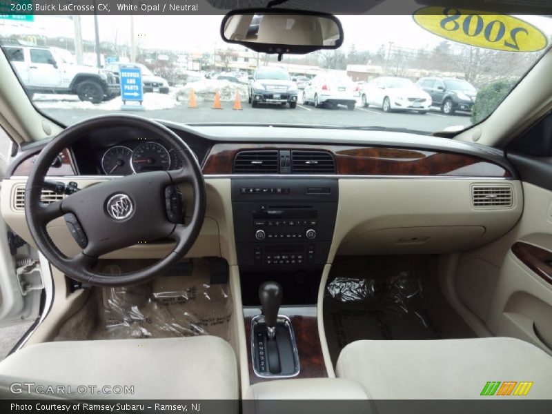 White Opal / Neutral 2008 Buick LaCrosse CX