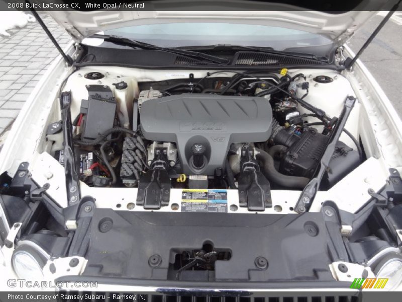White Opal / Neutral 2008 Buick LaCrosse CX