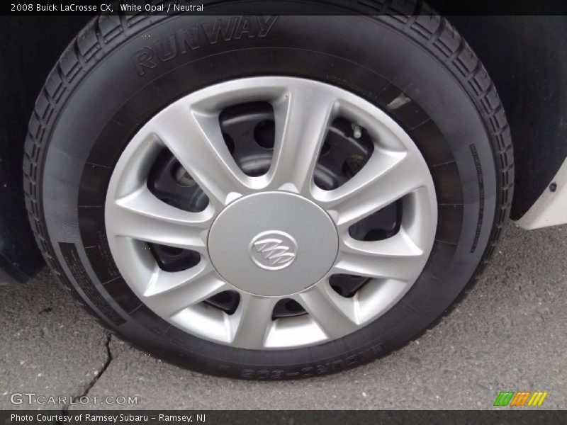 White Opal / Neutral 2008 Buick LaCrosse CX