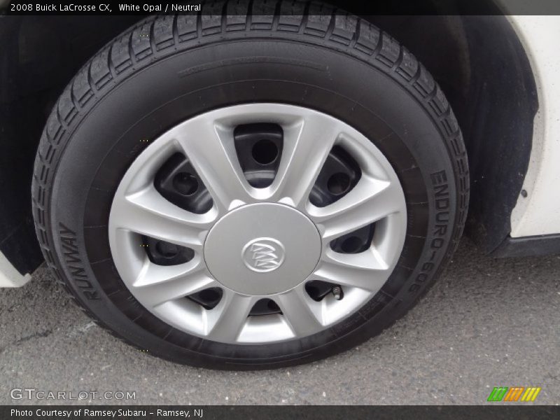 White Opal / Neutral 2008 Buick LaCrosse CX