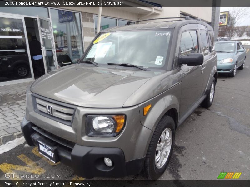Galaxy Gray Metallic / Gray/Black 2008 Honda Element EX AWD