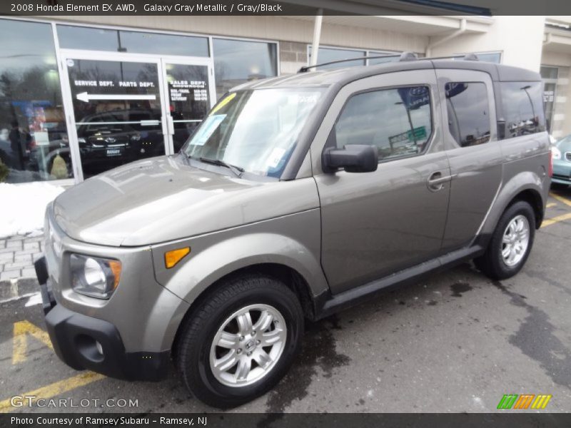 Galaxy Gray Metallic / Gray/Black 2008 Honda Element EX AWD