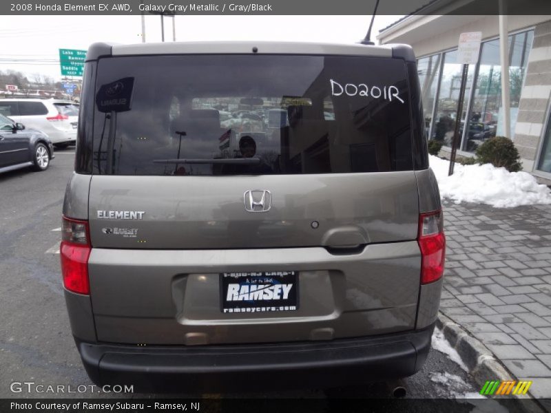Galaxy Gray Metallic / Gray/Black 2008 Honda Element EX AWD