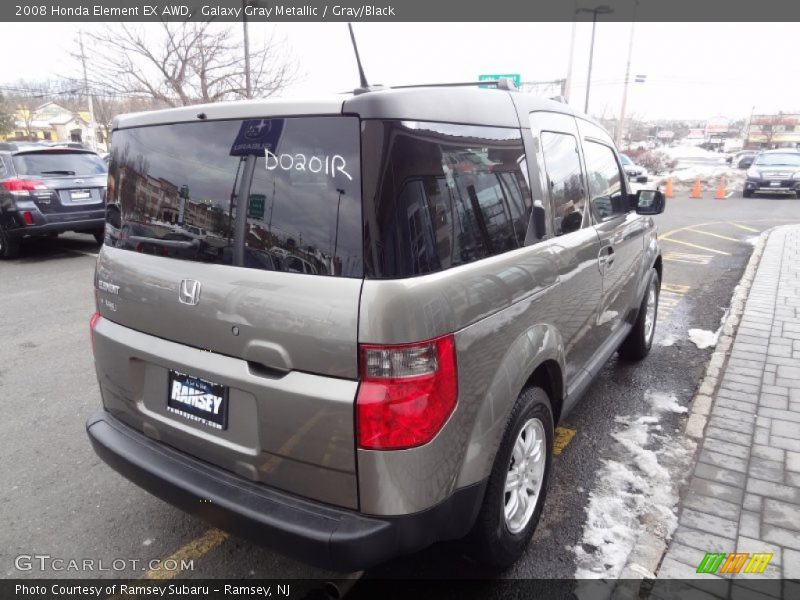 Galaxy Gray Metallic / Gray/Black 2008 Honda Element EX AWD