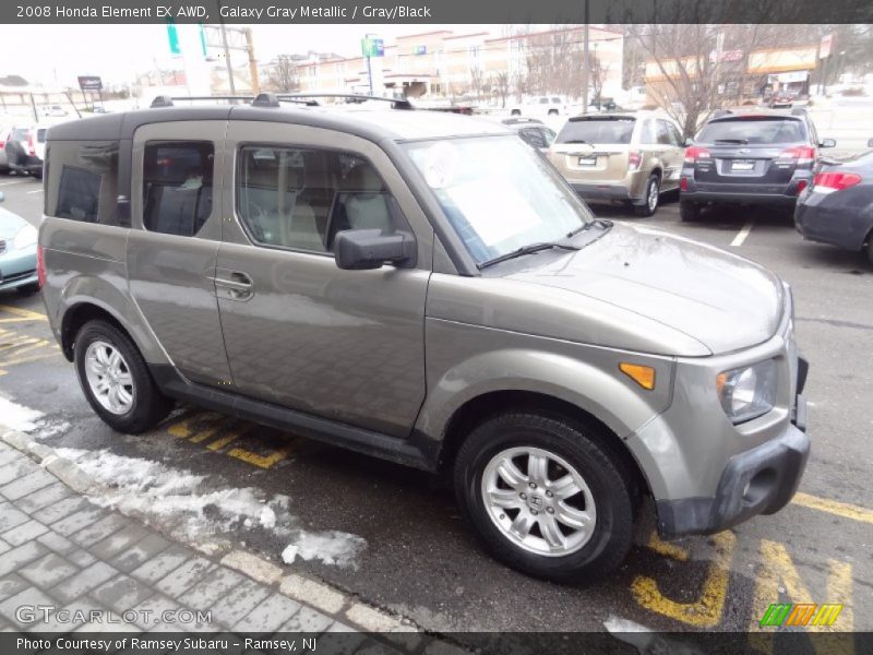 Galaxy Gray Metallic / Gray/Black 2008 Honda Element EX AWD