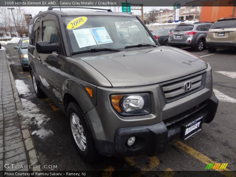 Galaxy Gray Metallic / Gray/Black 2008 Honda Element EX AWD