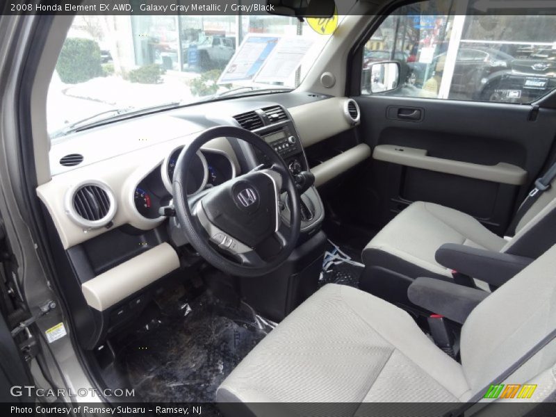 Galaxy Gray Metallic / Gray/Black 2008 Honda Element EX AWD