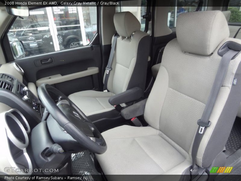 Galaxy Gray Metallic / Gray/Black 2008 Honda Element EX AWD