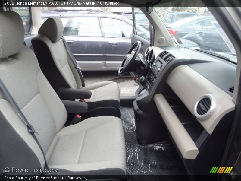 Galaxy Gray Metallic / Gray/Black 2008 Honda Element EX AWD