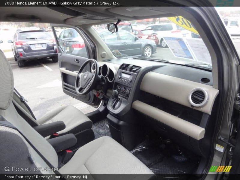 Galaxy Gray Metallic / Gray/Black 2008 Honda Element EX AWD