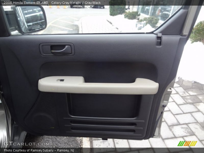 Galaxy Gray Metallic / Gray/Black 2008 Honda Element EX AWD