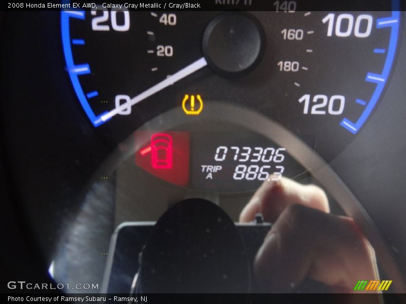 Galaxy Gray Metallic / Gray/Black 2008 Honda Element EX AWD