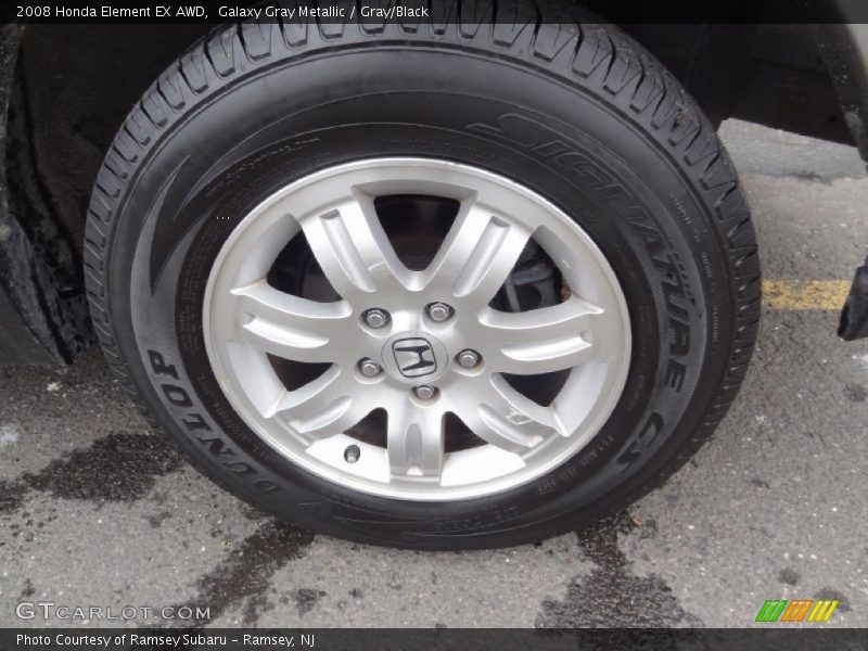 Galaxy Gray Metallic / Gray/Black 2008 Honda Element EX AWD