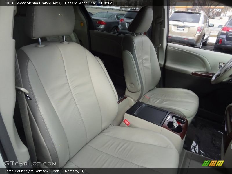 Front Seat of 2011 Sienna Limited AWD