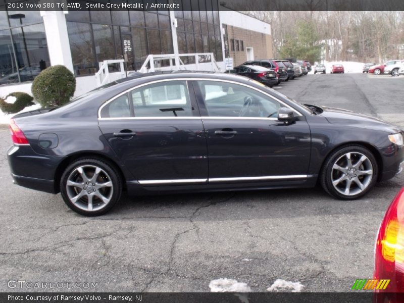 Seville Grey Metallic / Anthracite 2010 Volvo S80 T6 AWD