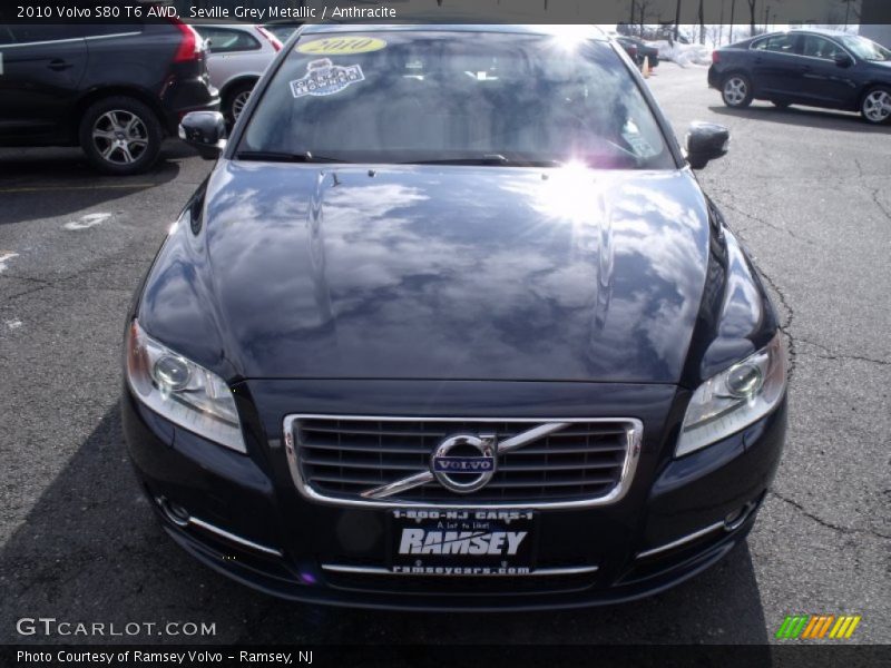 Seville Grey Metallic / Anthracite 2010 Volvo S80 T6 AWD