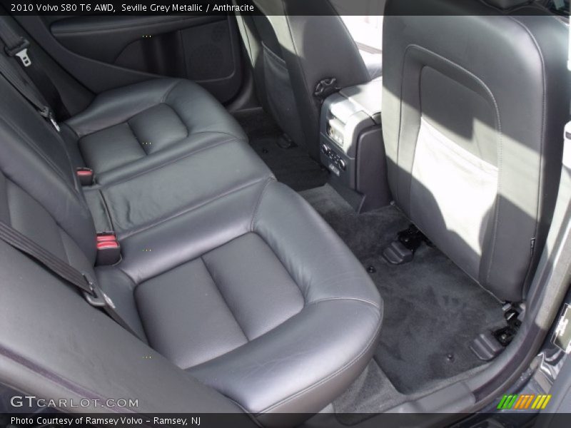 Rear Seat of 2010 S80 T6 AWD