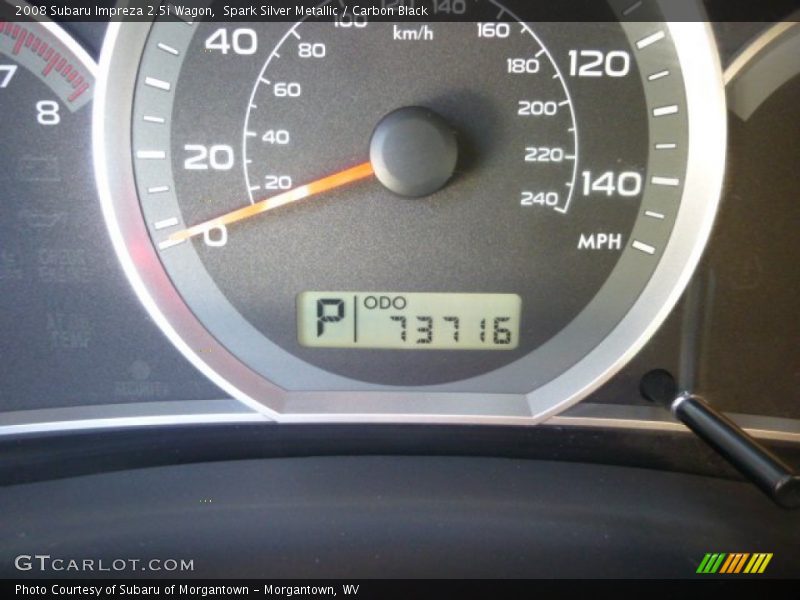 Spark Silver Metallic / Carbon Black 2008 Subaru Impreza 2.5i Wagon