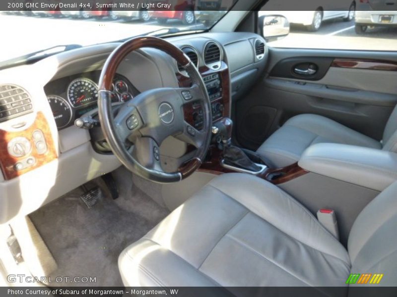 Summit White / Light Gray 2008 GMC Envoy Denali 4x4