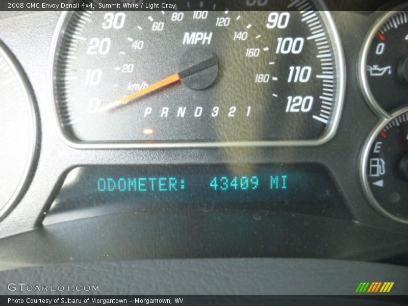 Summit White / Light Gray 2008 GMC Envoy Denali 4x4