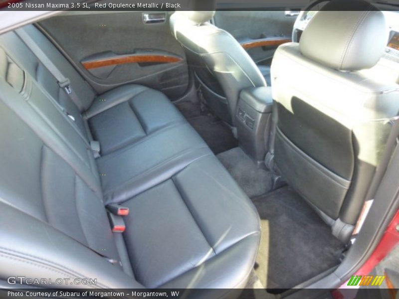 Red Opulence Metallic / Black 2005 Nissan Maxima 3.5 SL