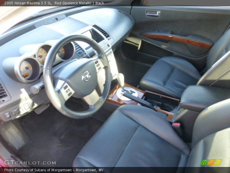 Red Opulence Metallic / Black 2005 Nissan Maxima 3.5 SL