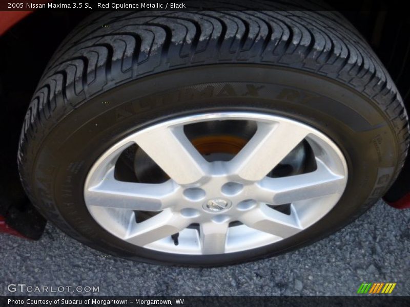 Red Opulence Metallic / Black 2005 Nissan Maxima 3.5 SL
