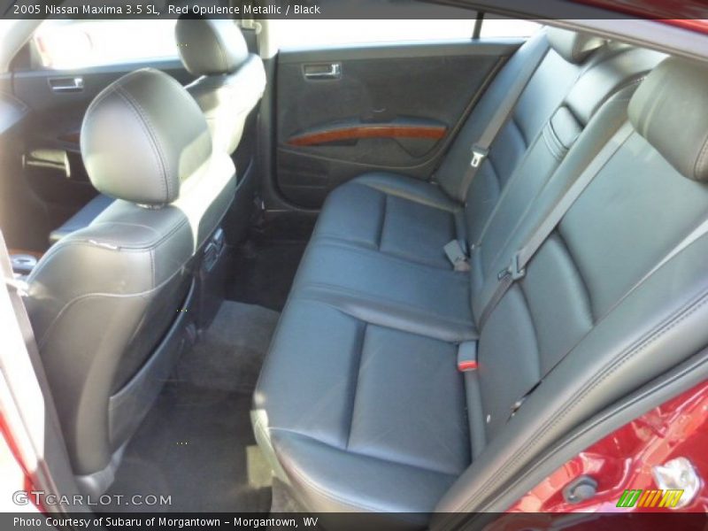 Red Opulence Metallic / Black 2005 Nissan Maxima 3.5 SL
