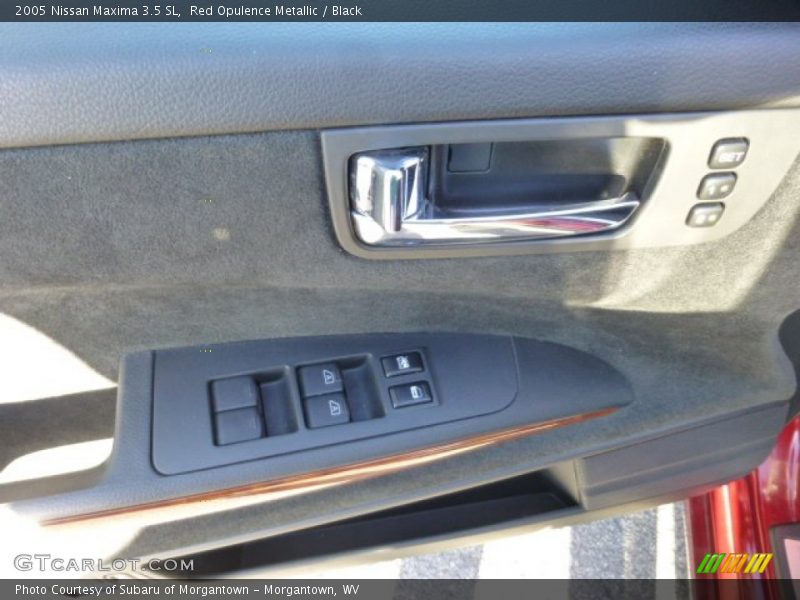 Red Opulence Metallic / Black 2005 Nissan Maxima 3.5 SL