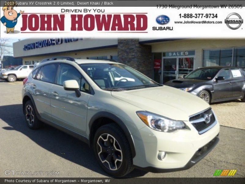 Desert Khaki / Black 2013 Subaru XV Crosstrek 2.0 Limited