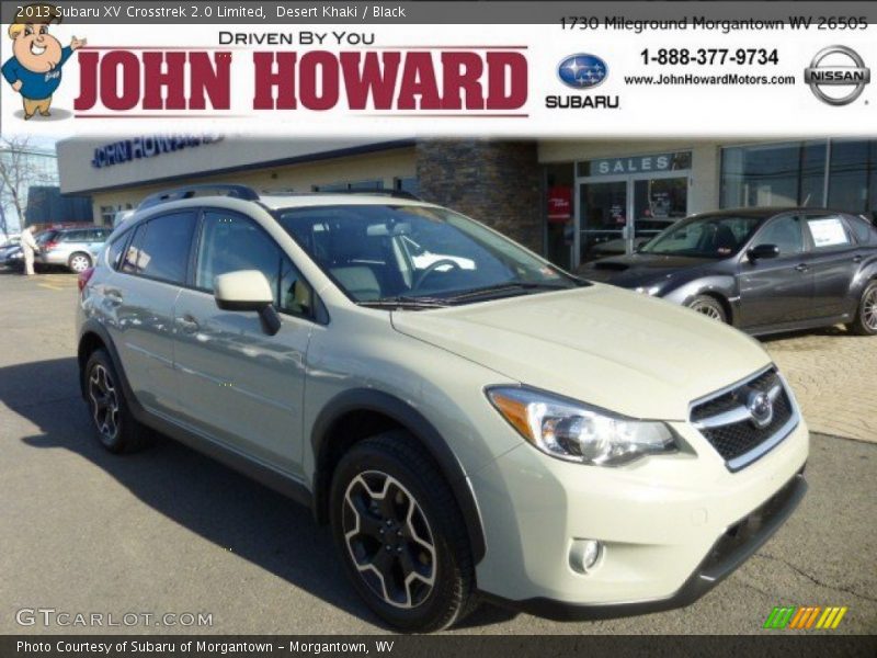 Desert Khaki / Black 2013 Subaru XV Crosstrek 2.0 Limited