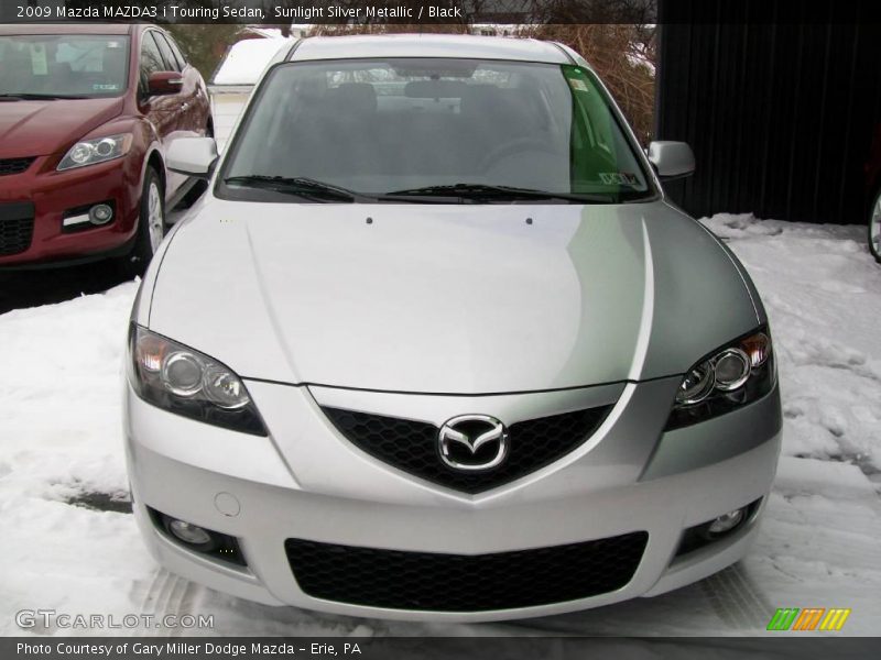 Sunlight Silver Metallic / Black 2009 Mazda MAZDA3 i Touring Sedan