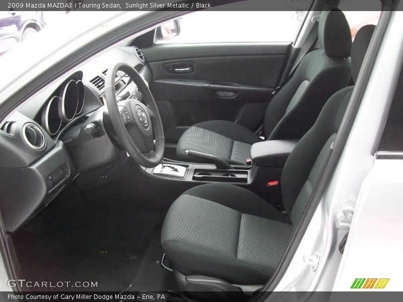 Sunlight Silver Metallic / Black 2009 Mazda MAZDA3 i Touring Sedan