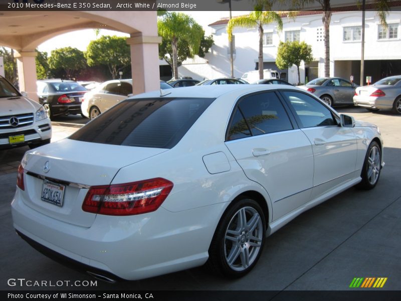 Arctic White / Almond Beige 2010 Mercedes-Benz E 350 Sedan